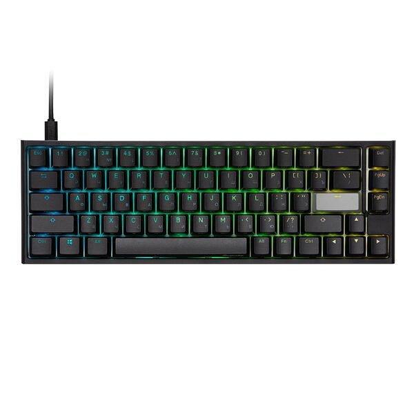 Клавиатура Ducky One 2 SF  Cherry Silent Red  RGB LED  RU  Black-White DKON1967ST-SRUPDAZT1 фото 1