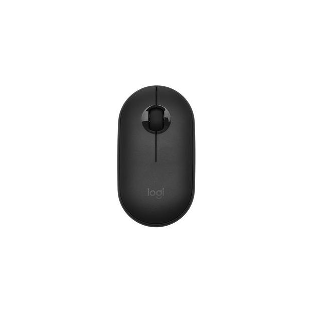 Мышь беспроводная Logitech Pebble M350, Bluetooth/Радио, оптическая, USB, 1000dpi, темно-серый [910-005576] фото 1