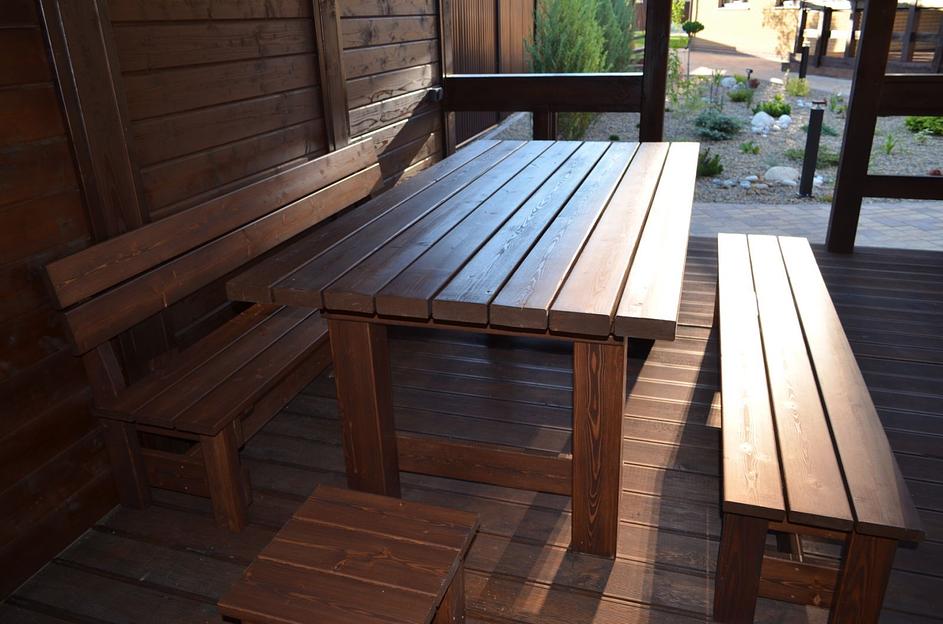 Беседка нестандартной формы (прямоугольная трапеция) размером 7х4  фото 3