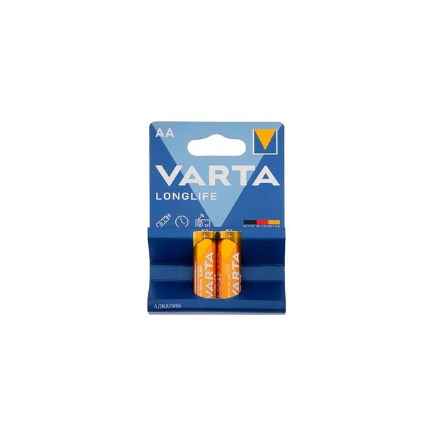 AA Батарейка VARTA Longlife LR6 Alkaline, 2 шт. фото 1