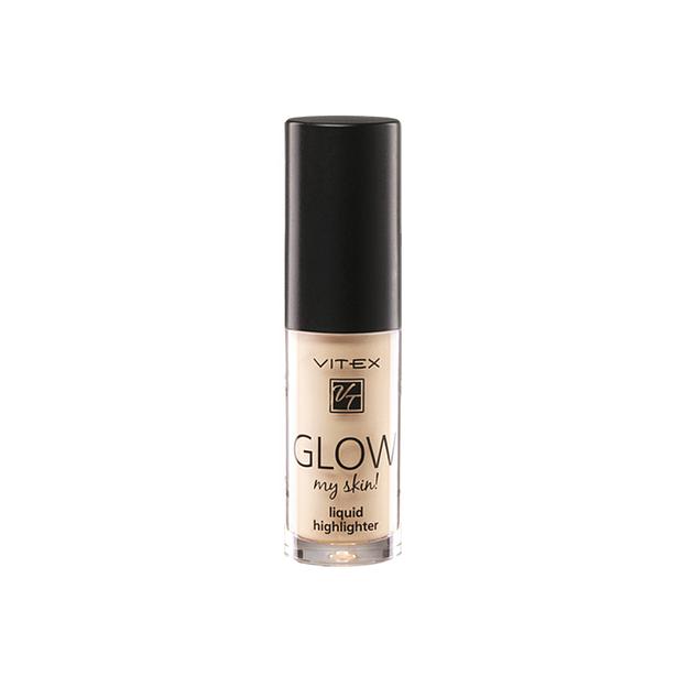 Витэкс glow my skin!, жидкий хайлайтер glow my skin! тон 13 gold фото 1
