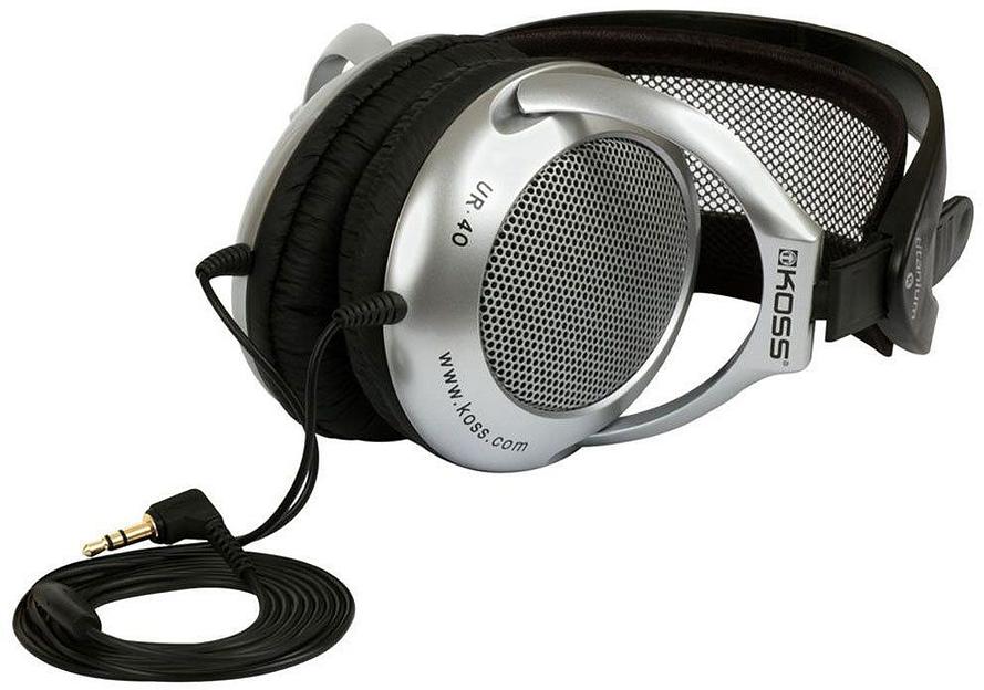 Наушники накладные Koss UR40 1.2м черный проводные оголовье (10101534) фото 2