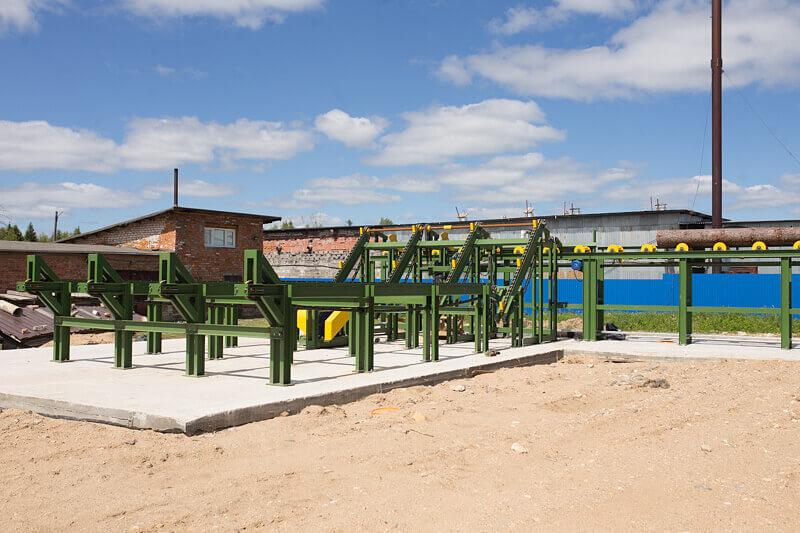 Линия сортировки брёвен фото 4