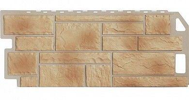 Фасадная панель FineBer Камень бежевый Natur 1137x470 мм фото 1