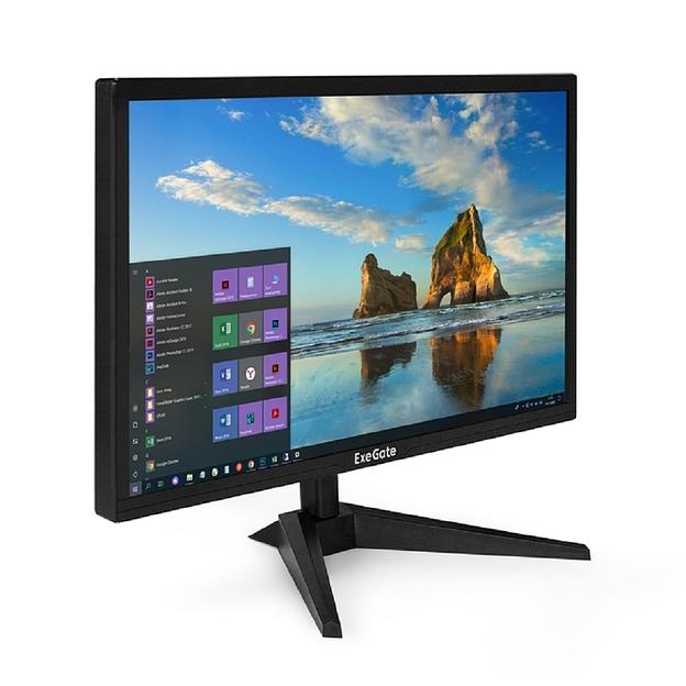 LCD ExeGate 21.5" EB2200A черный {VA1920x1080 75hz 5ms 16:9 200cd 3000:1 170/160 D-Sub HDMI VESA регулировка наклона} [EX297376RUS] фото 1