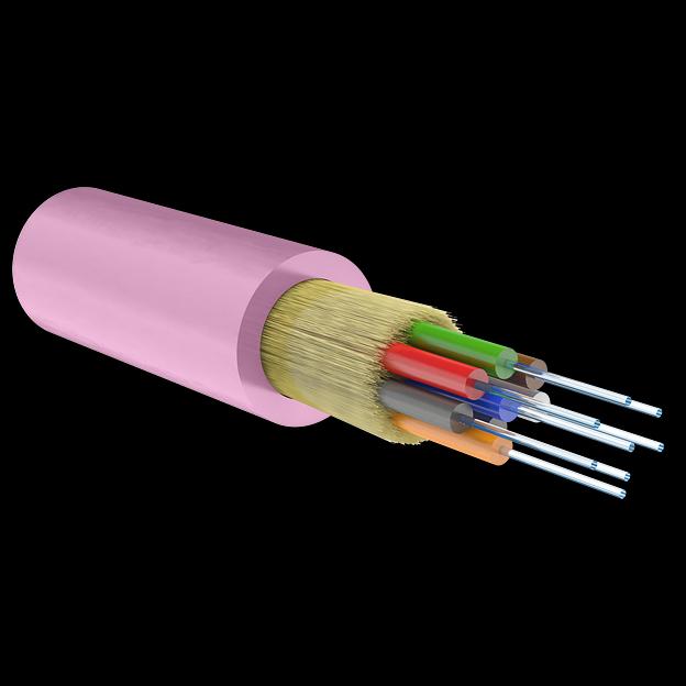 Кабель оптический Alpha Mile Distribution, 08 волокон OM4, LSZH нг(A)-HFLTx фото 1
