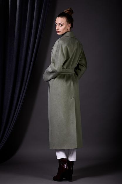 Женское демисезонное пальто двубортное Mmoda осока, арт.25–1 фото 2