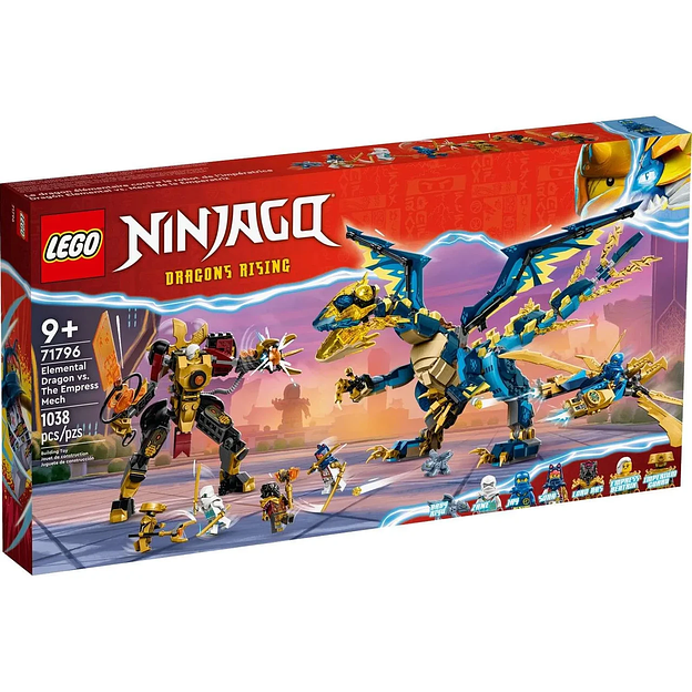 Конструктор LEGO Ninjago Стихийный дракон против робота Императрицы 71796 фото 1