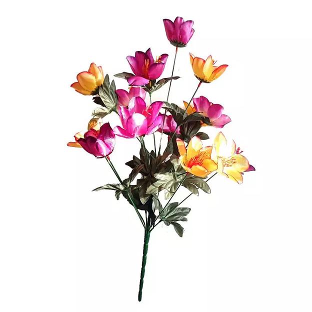 Букет с крокусами 15 голов 53см 090-466 фото 1