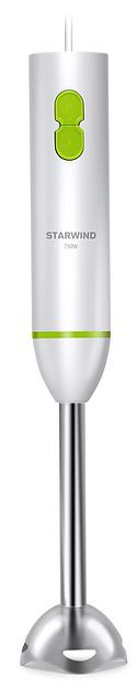 Блендер погружной Starwind SBP1113 750Вт белый/зеленый фото 1