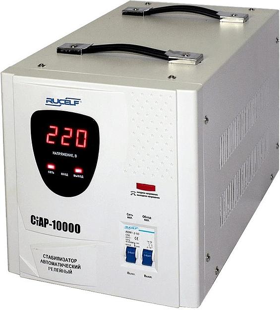 Стабилизатор напряжения Rucelf СтАР-10000 10кВА однофазный белый фото 1