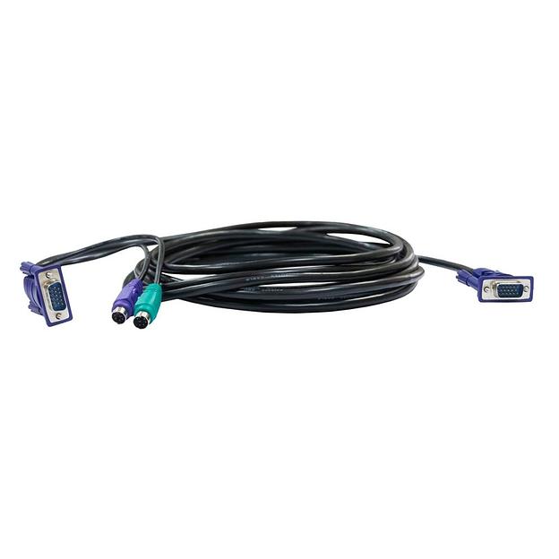 Кабель D-Link DKVM-CB/1.2M/B1A 1.2м черный VGA-PS/2 фото 1