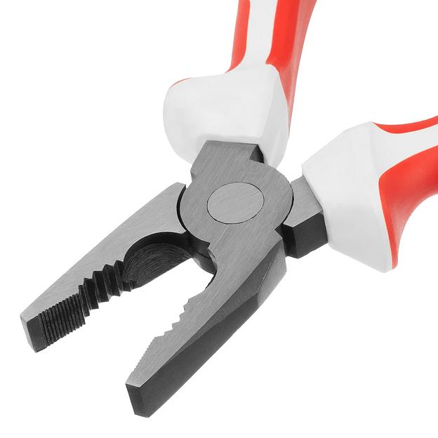 Плоскогубцы Premium, 180 мм, трехкомпонентные рукоятки фото 3
