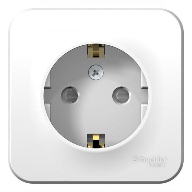 Systeme electric BLNRA011111 BLANCA О/У РОЗЕТКА с заземлением со шторками ИЗОЛ.ПЛ., 16А, 250В, БЕЛЫЙ фото 1