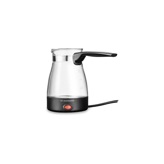 Кофеварка StarWind STG6051, электрическая турка, черный фото 1