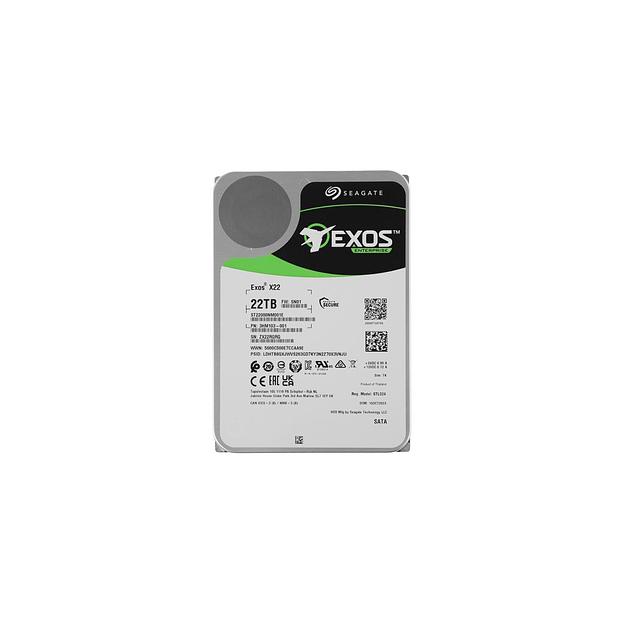 Жесткий диск Seagate Exos X22 ST22000NM001E, 22ТБ, HDD, SATA III, 3.5" фото 1