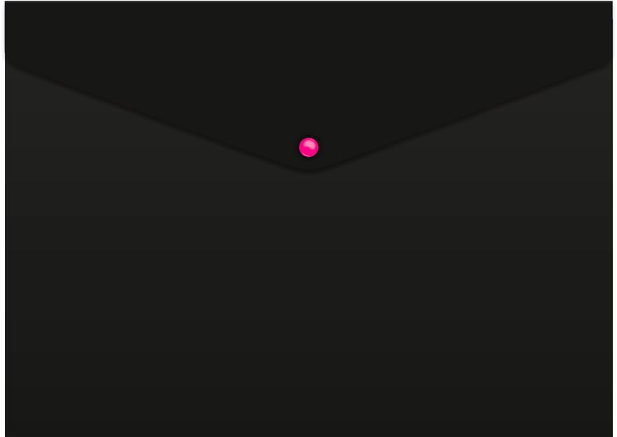 Конверт на кнопке Бюрократ Black Opal BLPK803A4/1 A4 пластик 0.18мм черный (упак.:4шт) фото 2