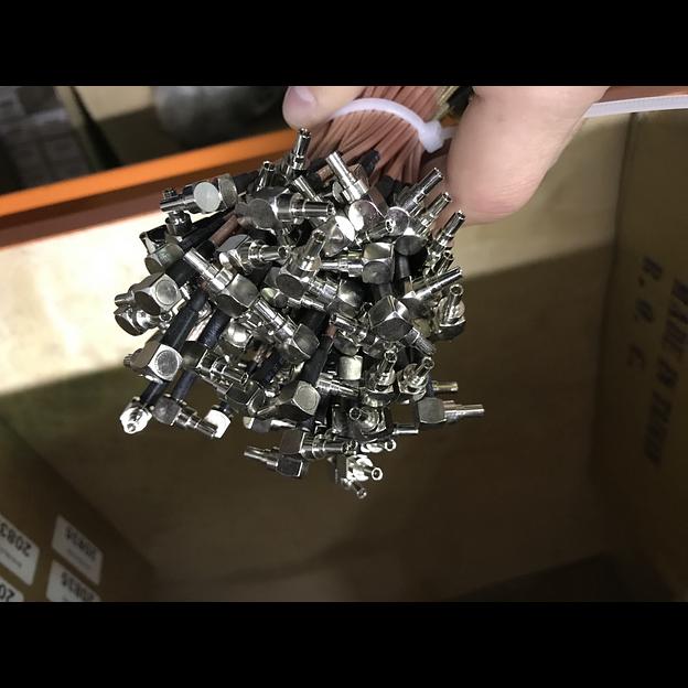 Кабельная сборка 0.15M RG-316U CRC9male(121L) SMAfemale с гайкой(S-231L GGT) фото 3