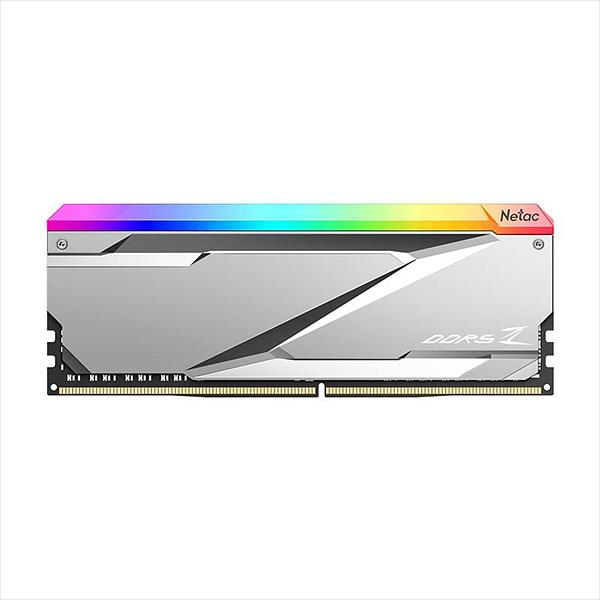 Оперативная память Netac Z RGB 32GB (2x16GB) DDR5-6600 (PC5-52800) C34 Silver 34-40-40-105 1.4V XMP Dual DIMM Kit (NTZED5P66DP-32S) фото 1