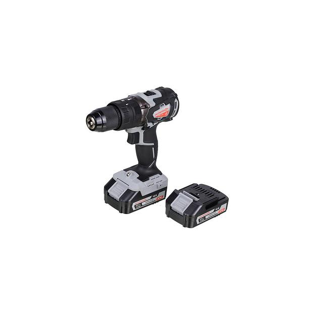 Ударная дрель-шуруповерт Интерскол ДАУ-13/18В, 2Ач, с двумя аккумуляторами [574.2.2.70] фото 1