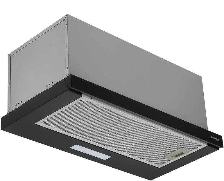 Вытяжка встраиваемая Gorenje TH60E6XB серебристый управление: кнопочное (1 мотор) фото 3