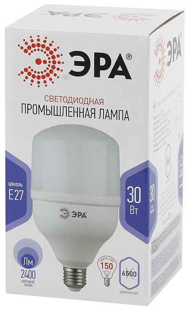 ЭРА Б0027004 Лампа светодиодная STD LED POWER T100-30W-6500-E27 E27 / Е27 30 Вт колокол холодный дневной свет фото 2