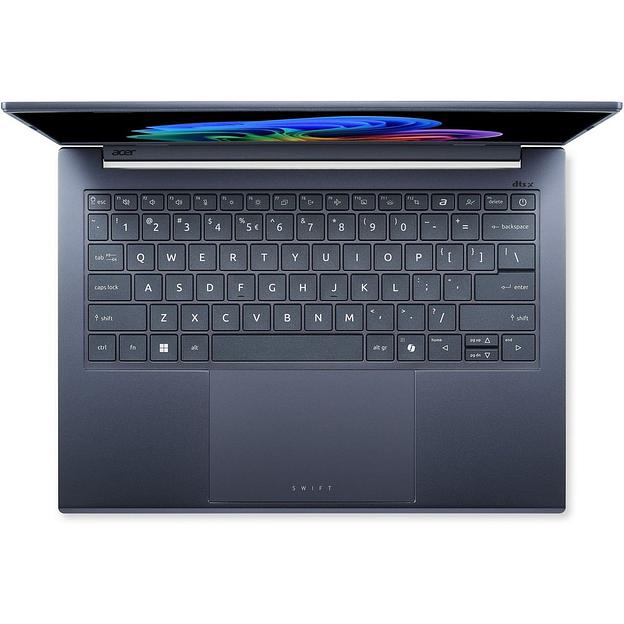 Ноутбук Acer Swift Go 14 AI SFG14-75-58NB Intel Core Ultra 5 226V/16Gb/SSD1Tb/14"/OLED/WUXGA/1920x1200/60Hz/NoOS/Blue (NX.JNBCD.007) фото 6