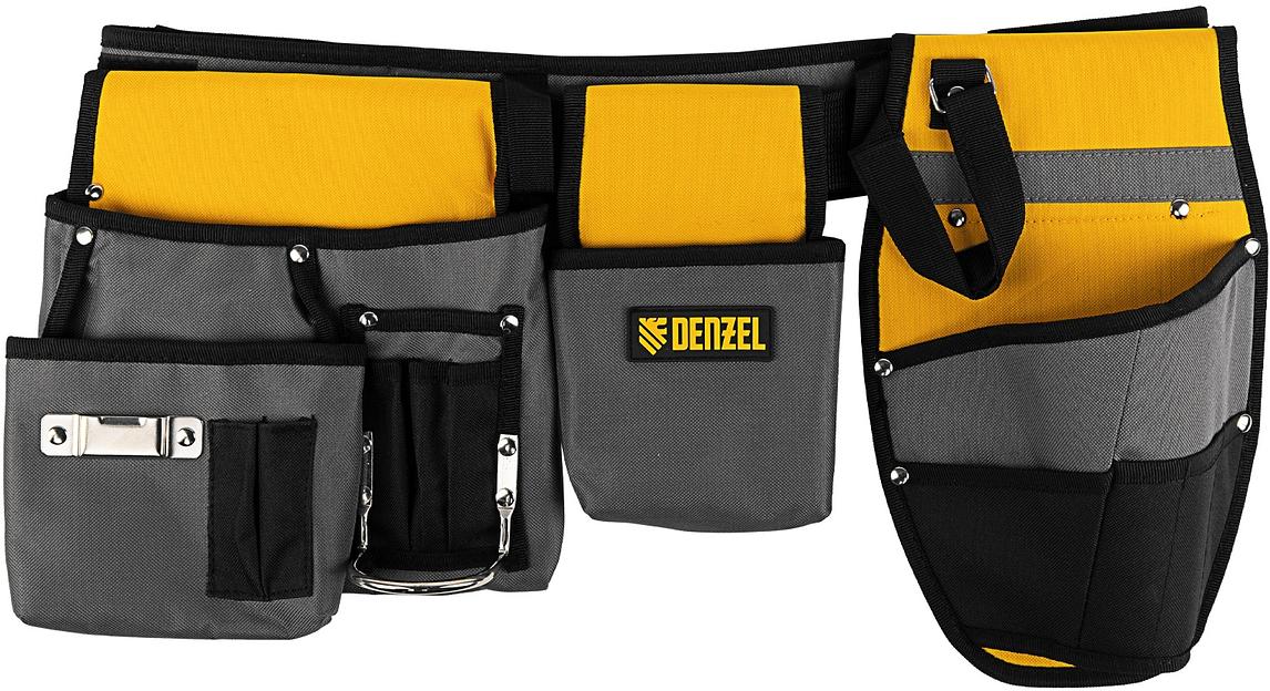 Пояс монтажника, сумки поясные, кобура для шуруповерта// Denzel фото 3