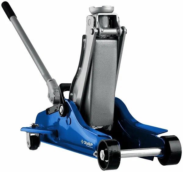 Домкрат Зубр «43057-2.5» Т65 гидравлический подкатной ОПТ фото 3