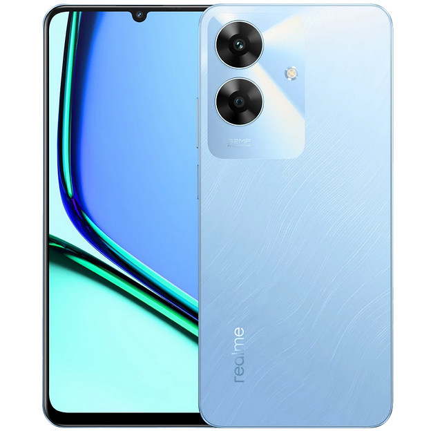 Смартфон Realme Note 60 RMX3933 6+128Gb голубой фото 1