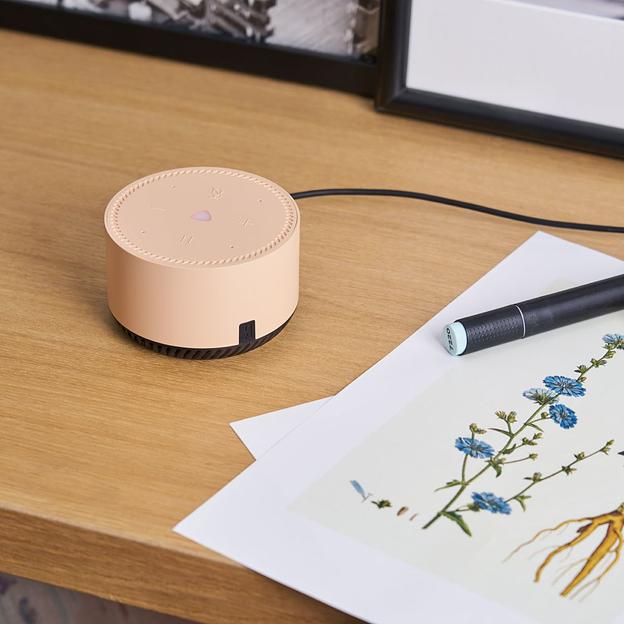 Умная колонка Yandex Станция Лайт голос.п.:Алиса 5W Android/iOS бежевый (YNDX-00025B) фото 5