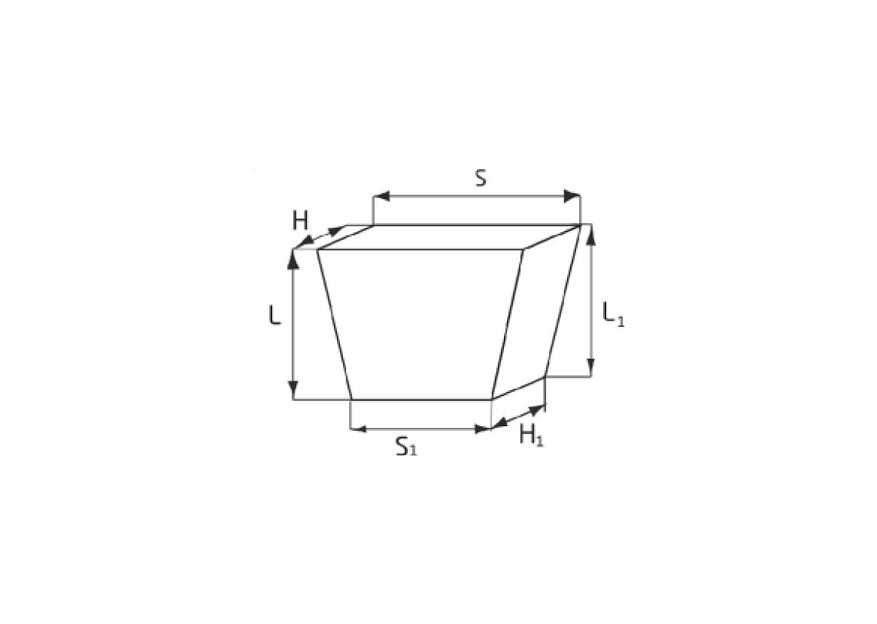 Клин трапецеидальный двусторонний торцовый ШКУ-32, ШКУ-37, ШКУ-39, МКРУ-45 № 4и, 10, 16, 19, 33 опт фото 1