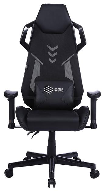 Кресло игровое Cactus CS-CHR-090BL черный эко.кожа пластик фото 2
