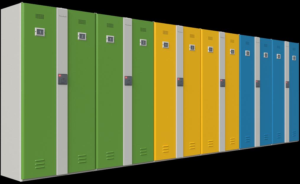 Автоматические шкафы-локеры для школьников младших классов серии «SP-2M» фото 1