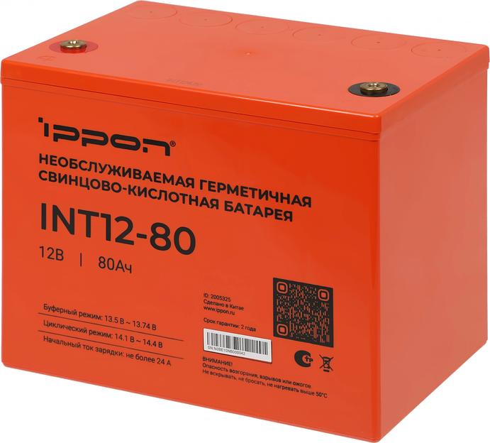 Батарея для ИБП Ippon INT12-80 12В 80Ач фото 1