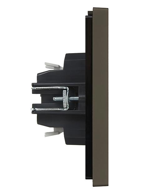 FORTE&PIANO Выключатель 1-клавишный 10А FP301 серый IEK фото 4