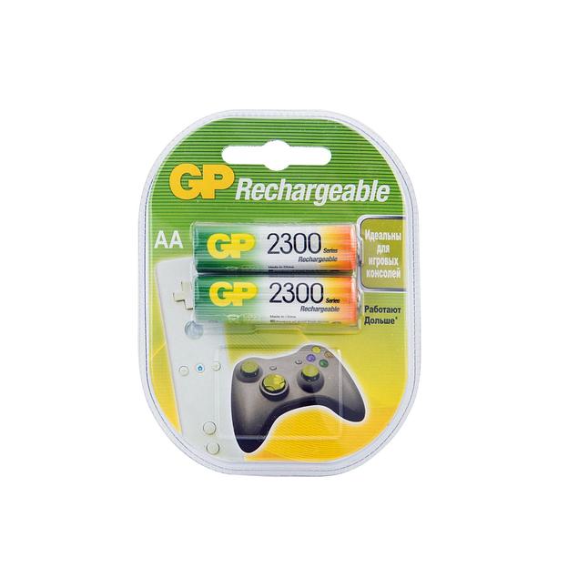 Перезаряжаемые аккумуляторы GP 230AAHC AA, емкость 2200 мАч - 2 шт. в клемшеле GP 4891199062889 фото 2