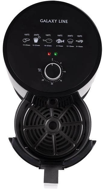 Аэрогриль Galaxy Line GL 2530 1400Вт черный фото 8