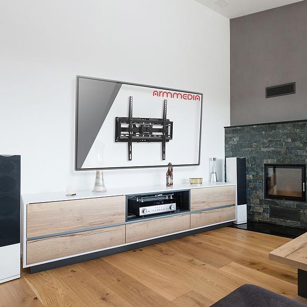 Кронштейн для телевизора Kromax COBRA-51 черный 32"-60" макс.30кг настенный поворотно-выдвижной и наклонный фото 7