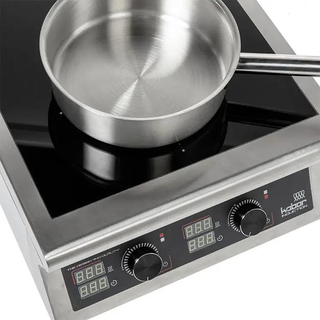 Плита индукционная на открытой подставке 2 конфорки Кобор I7-2S фото 6