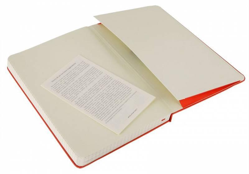Блокнот Moleskine CLASSIC QP061R Large 130х210мм 240стр. клетка твердая обложка красный фото 3
