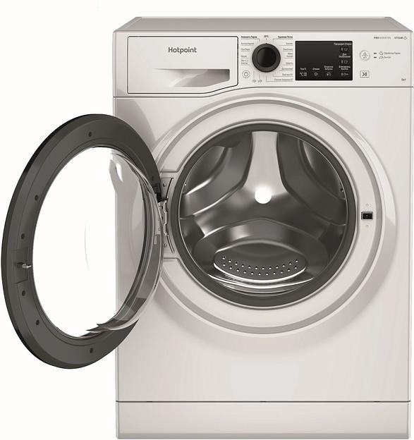 Стиральная машина Hotpoint NSB 6039 K VE RU класс: A загр.фронтальная макс.:6кг белый фото 3