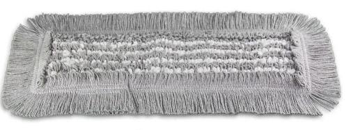 МОП хлопок петельчатый с микрофиброй, комби тёмный 50 см ОПТ фото 1