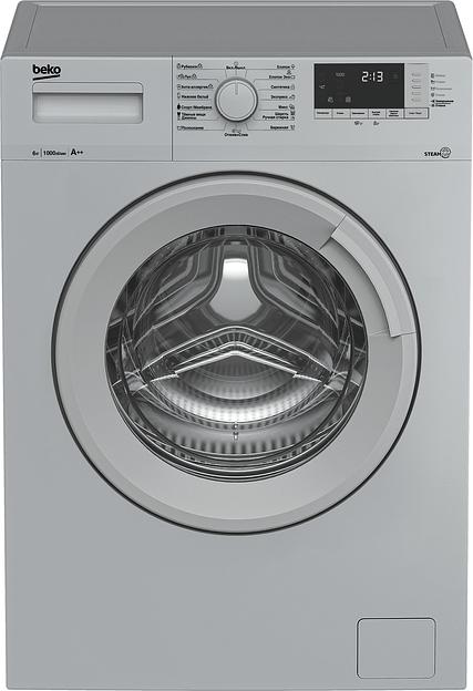 Стиральная машина Beko WSRE6512ZSS класс: A загр.фронтальная макс.:6кг серебристый фото 1