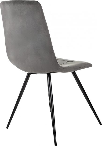 Стул для дома Бюрократ CH-K1_4 комплект 4шт т.серый Holland 18 металл черный на ножках (CH-K1_1/HL18_4) фото 6