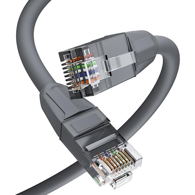GCR Патч-корд прямой 7.5m LSZH UTP кат.6, серый, 24 AWG, литой без фиксатора, ethernet high speed, RJ45, T568B, GCR-52753 Greenconnect GCR-52753 фото 2