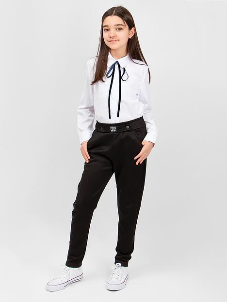 Брюки для девочки Соль&Перец чёрный, арт.SP24151 ОПТ фото 2