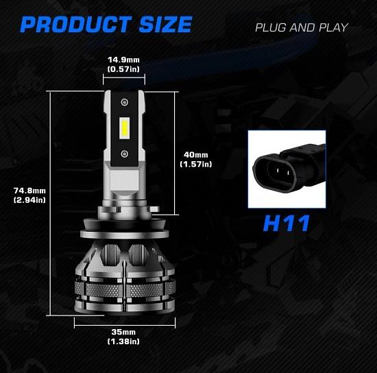 Светодиодные лампы Novsight N38 фото 2