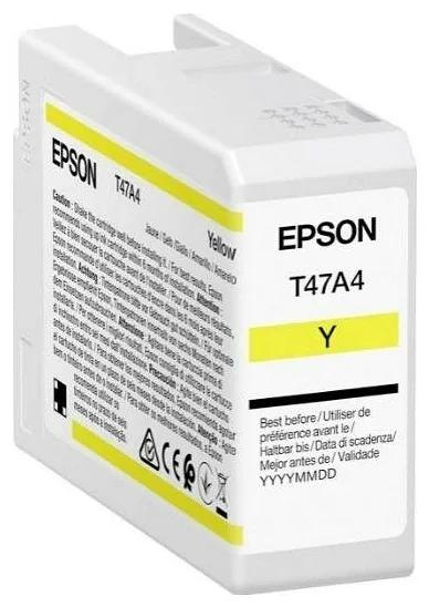 Картридж Epson SinglepackYellowT47A4UltraChromePro10inkink50ml (C13T47A400) фото 1