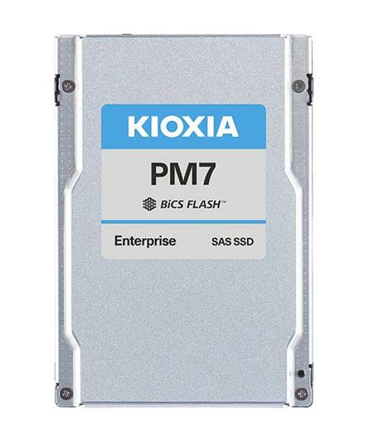 Твердотельный диск 3840GB Toshiba Kioxia Enterprise PM7-R, 2.5",15mm, BiCS FLASH, SED, SAS 24Gbps [R/W - 4200/3650 MB/s] фото 1